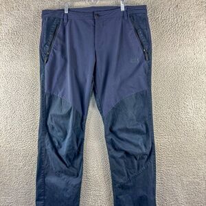 Jack Wolfskin‎ Mens Pants Mens XL Blue Fishing Hiking Outdoor Function 65 40X33